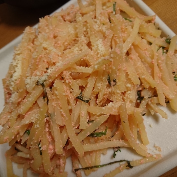 明太子とじゃがいものシャキシャキ炒め レシピ 作り方 By Yaezakura Com 楽天レシピ